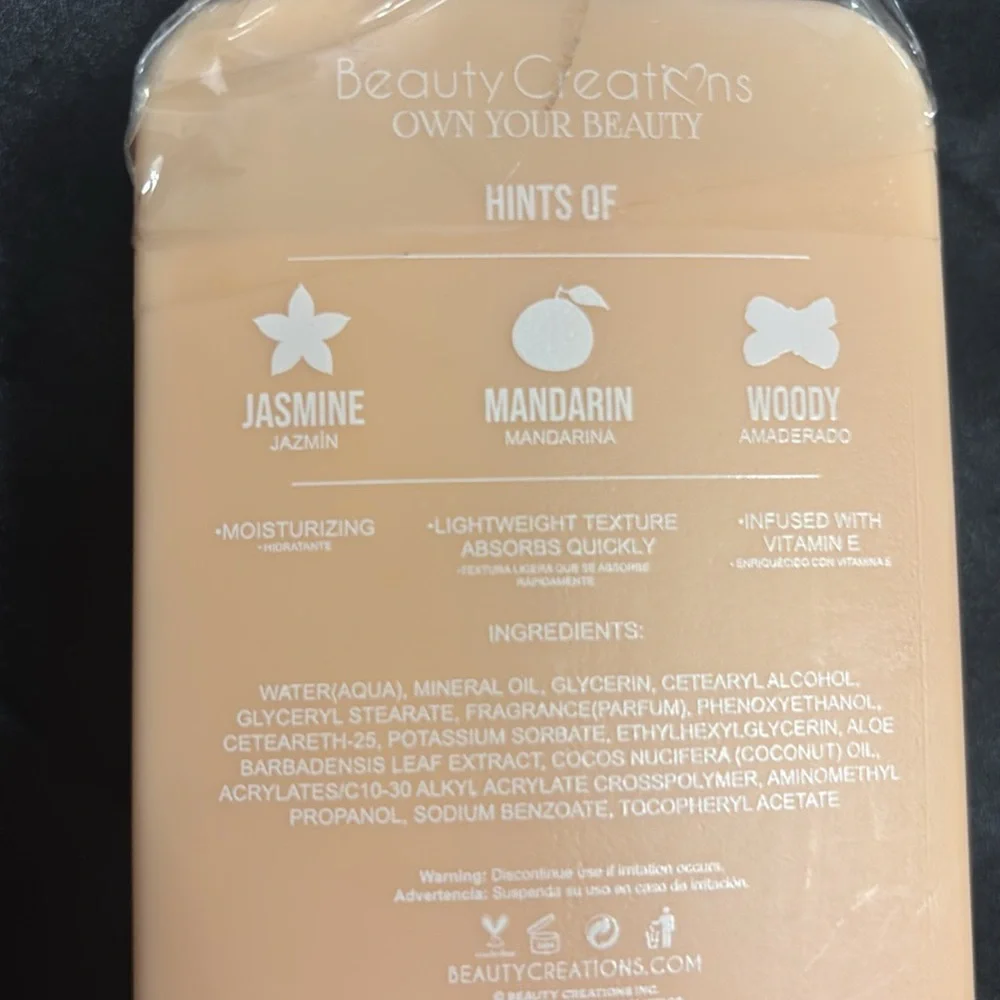 Beauty Creations Spring Fling Orange Lotion